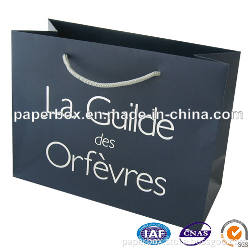 Luxury Paper Shopping Bag with PP Cord
